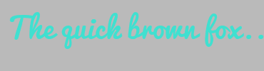 Image with Font Color 40E0D0 and Background Color BABABA